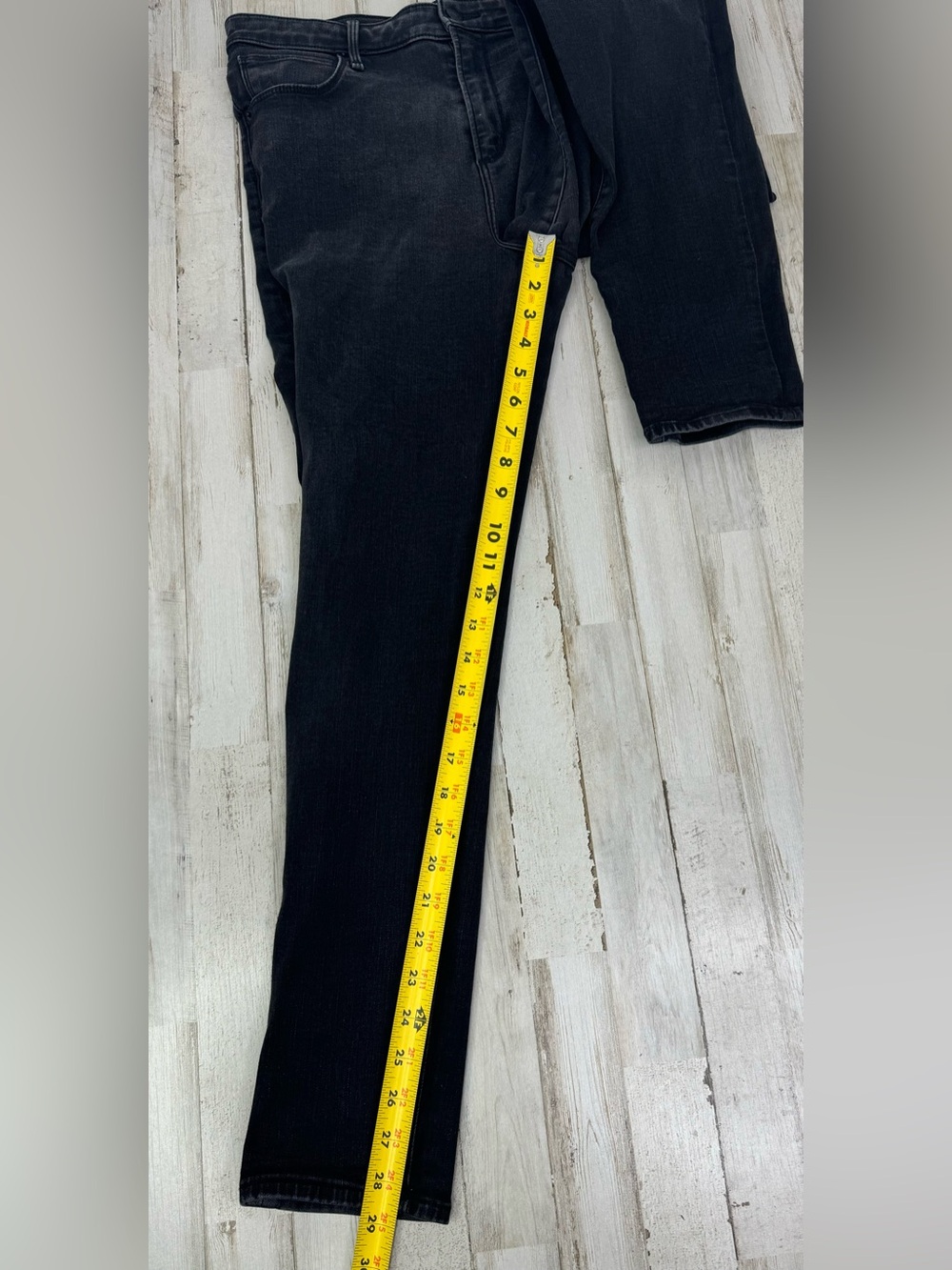 Abercrombie & Fitch Jeans 31/12R (32x29) The Super Skinny High Rise Black - Picture 8 of 11